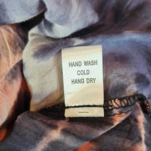 Body Central Off-Shoulder Tie-Dye Maxi‎ Dress Size Large - Picture 7 of 11